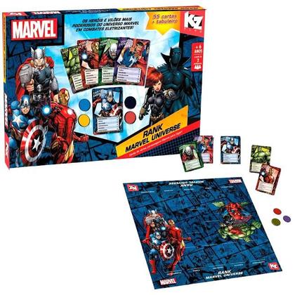 Imagem de Jogo De Cartas Rank Marvel Universe Elka
