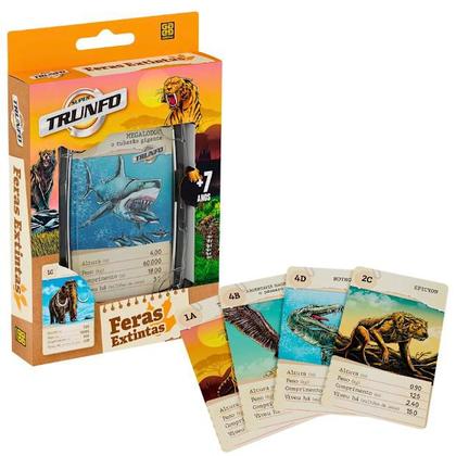 Imagem de Jogo De Cartas Super Trunfo Feras Extintas Grow