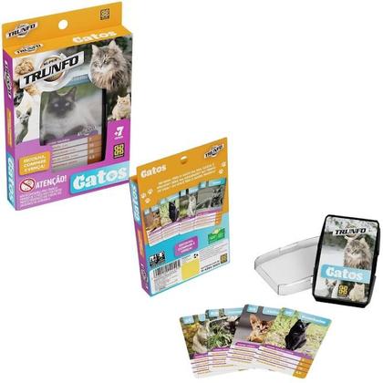 Imagem de Jogo De Cartas Super Trunfo Gatos Grow