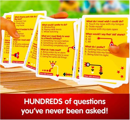 Imagem de Jogo de cartas SUSSED The Wacky 'O que eu faria ' Crianças de 6 anos ou mais