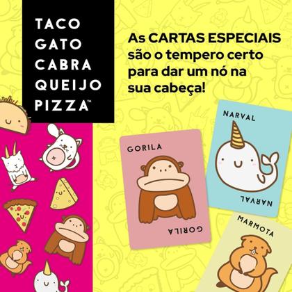 Imagem de Jogo de Cartas Taco Gato Queijo Cabra Pizza
