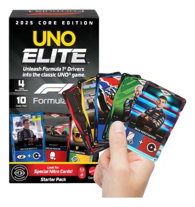 Imagem de Jogo De Cartas Uno Elite F1 Kit Inicial Core Edition Mattel