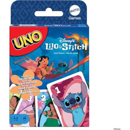 Imagem de Jogo de Cartas UNO Lilo e STITCH Edição Especial com Regra Ohana