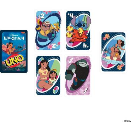 Imagem de Jogo de Cartas UNO Lilo e STITCH Edição Especial com Regra Ohana
