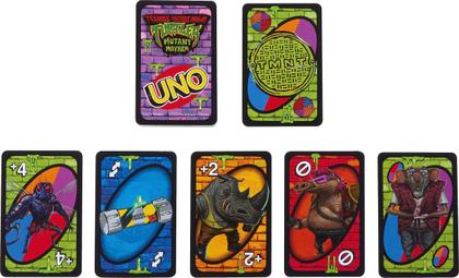 Imagem de Jogo de Cartas UNO Tartarugas Ninja - Mattel Games