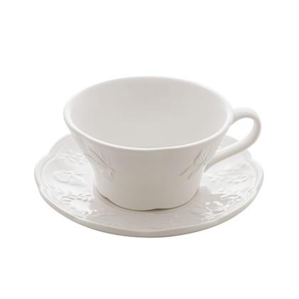 Imagem de Jogo de Chá Conjunto 3 Peças Bule Xícara Pires Porcelana Butterfly Flower Lyor