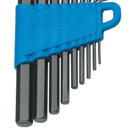 Imagem de Jogo de chave allen 3 a 14 mm com 8 peças - 42 - 8M - Gedore