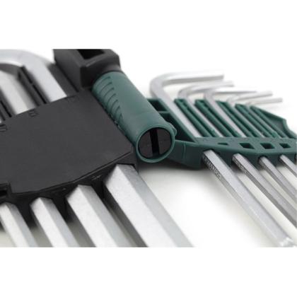 Imagem de Jogo de chave allen abaulada longa 1,5 a 10 mm com 9 peças - ST09105ASJ