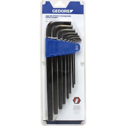 Imagem de Jogo de chave allen longa 3 a 14 mm com 8 peças - 42 L - 8M