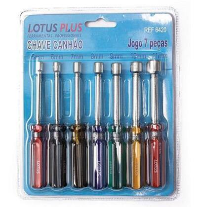 Imagem de Jogo de Chave Canhão 5 a 11mm com 7 Peças - LOTUS
