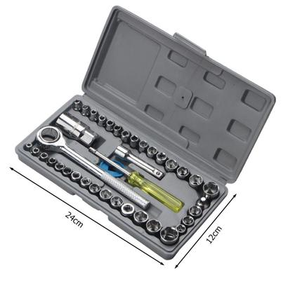 Imagem de Jogo De Chave Catraca Profissional Com 40 Peças Soquetes