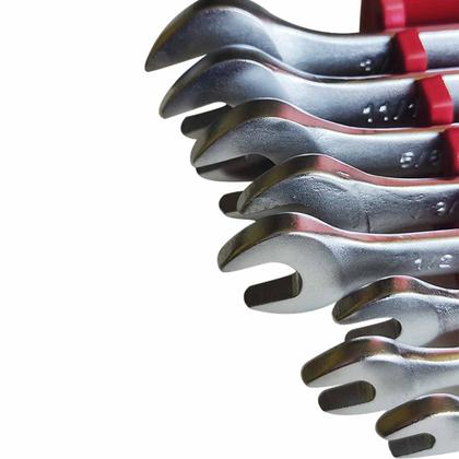 Imagem de Jogo de Chave Combinada 09 Pçs 1/4 a 3/4 Polegada Cr-V MAYLE