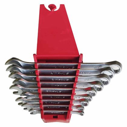 Imagem de Jogo de Chave Combinada 09 Pçs 1/4 a 3/4 Polegada Cr-V MAYLE