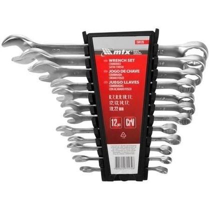 Imagem de Jogo De Chave Combinada 12 Pçs Estrela E Boca Aço 6 A 22mm - MTX