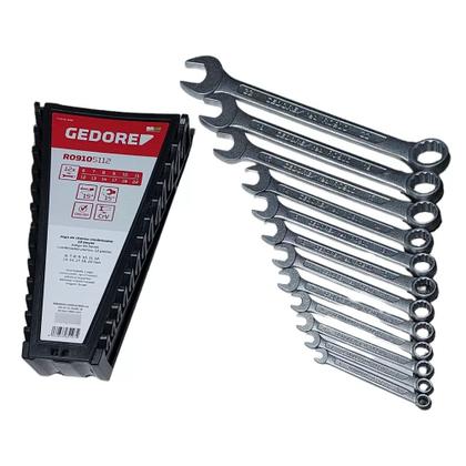 Imagem de Jogo de Chave Combinada 12 Peças 6 a 22 mm R09105112 - GEDORE RED