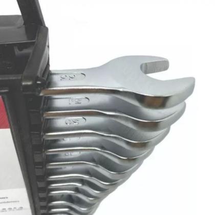 Imagem de Jogo de chave combinada 6 a 22 mm aço cromo vanádio 17 peças - R09105017