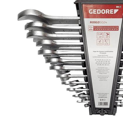 Imagem de Jogo de Chave Combinada 6 a 32 mm 24 Peças GEDORE RED
