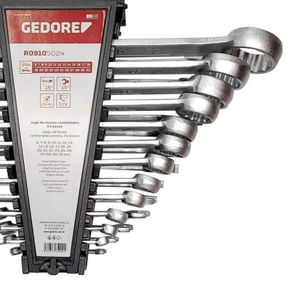 Imagem de Jogo de Chave Combinada 6 a 32 mm 24 Peças GEDORE RED