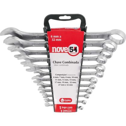 Imagem de Jogo de Chave Combinada 6 A 32Mm Com 12 Peças Nove54