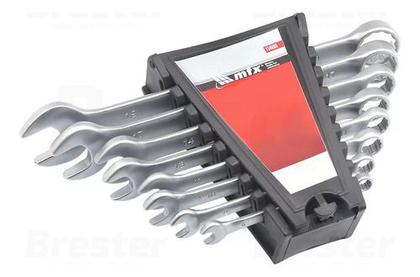 Imagem de Jogo De Chave Combinada 6 X 19 Mm (08 Pçs) Cromo Fosco Mtx