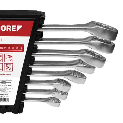 Imagem de Jogo de Chave Combinada 8 a 19mm 8 Peças Gedore Red 3365203