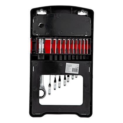 Imagem de Jogo de Chave Combinada c/ Catraca 8 x 19mm c/ 11 Peças MTX 147959