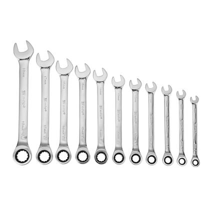 Imagem de Jogo de Chave Combinada c/ Catraca 8 x 19mm c/ 11 Peças MTX 147959