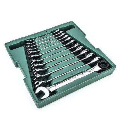 Imagem de Jogo De Chave Combinada Catraca 8 A 19mm Sata 12 Peças ST09040-02