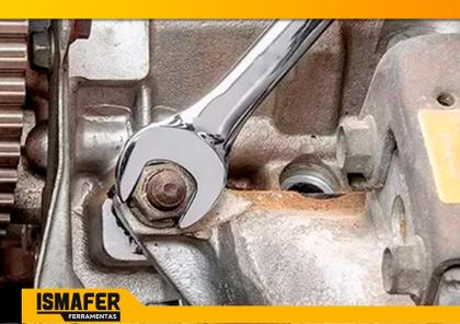 Imagem de Jogo de Chave Combinada com Catraca 8 - 19 mm com 5 Peças - GEDORE RED-R07105005