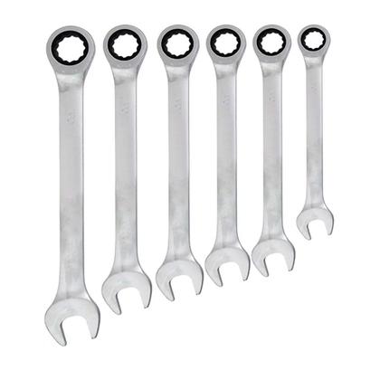 Imagem de Jogo De Chave Combinada Com Catraca De 8 A 19 Mm Com - 6 Pçs - 408,0044