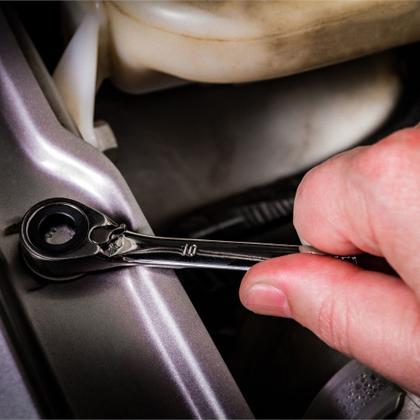 Imagem de Jogo de chave combinada com catraca reversível de 10 a 14 mm com 5 peças - ST09083SJ