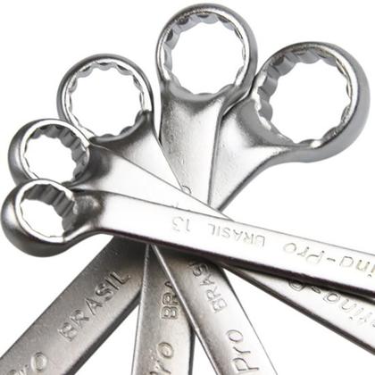 Imagem de Jogo de Chave Combinada de 6 à 22 MM Aço Cromo Vanádio com 17 Peças TRAMONTINA