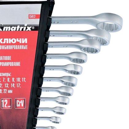 Imagem de Jogo de Chave Combinada de 6 à 22 MM Kit com 12 Peças 154129 MTX