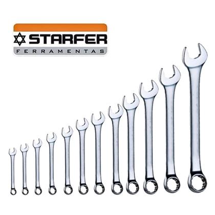 Imagem de Jogo De Chave Combinada Estrela E De Boca 6 A 22 MM Original Com 12 Peças - Starfer