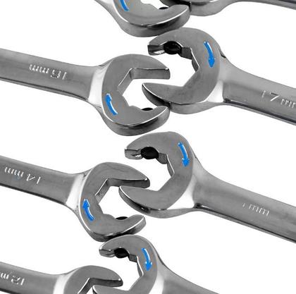 Imagem de Jogo De Chave Combinado Com Catraca Velocidade Belzer Speedy Surface Drive 8mm-19mm 12 Peças