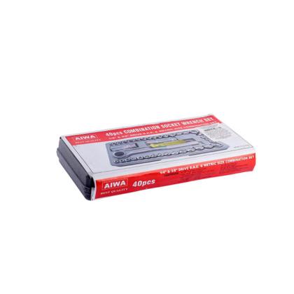 Imagem de Jogo De Chave De Catraca Reversível Com Soquetes 40 Peças Maleta