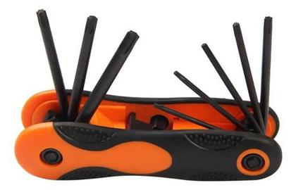 Imagem de Jogo De Chave Hexagonal Allen Curta Canivete 1,5-8,0mm 8pç 