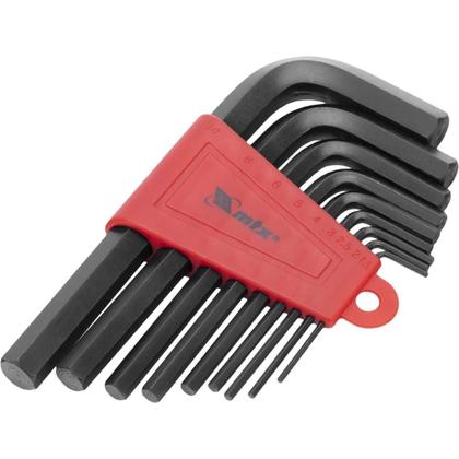 Imagem de Jogo de Chave Hexagonal Allen Curta de 1.5 à 10 mm com 9 Peças MTX