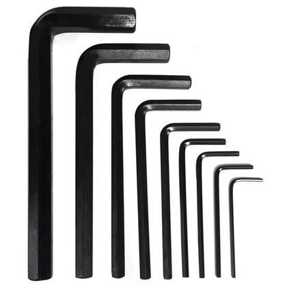 Imagem de Jogo de Chave Hexagonal Allen Curta de 1,5 à 10 MM com 9 Peças MTX