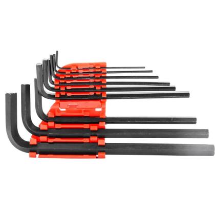 Imagem de Jogo de Chave Hexagonal Allen Longa de 1.5 à 10 MM com 9 Peças MTX