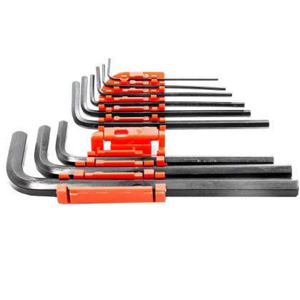 Imagem de Jogo de Chave Hexagonal Allen Longa de 1.5 à 10 MM com 9 Peças MTX