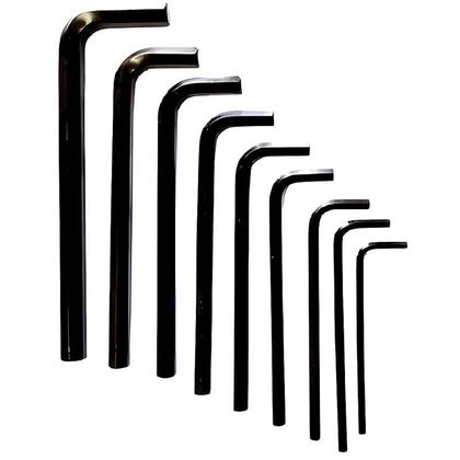 Imagem de Jogo de Chave Hexagonal Com 9 Peças 1,5 a 10MM Curta TRAMONTINA