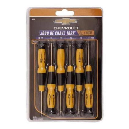 Imagem de Jogo de Chave Torx de Precisão T1-T6 Com 6 Peças Chevrolet