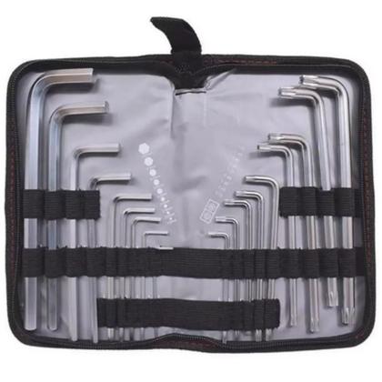 Imagem de Jogo De Chaves Allen E Torx Hexagonais Mtx 18 Pçs