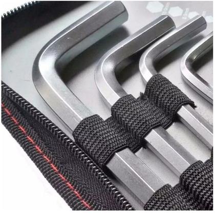 Imagem de Jogo de Chaves Allen e Torx Hexagonais Premium 18 Pçs