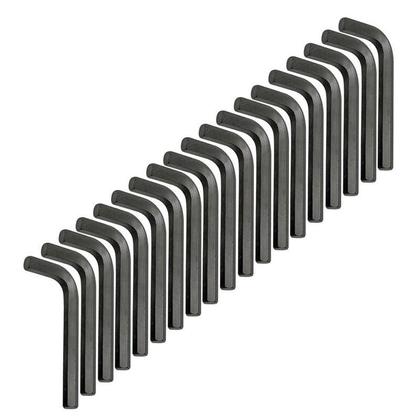 Imagem de Jogo de chaves allen hexagonais curta tipo l com 19 peças 1,5 mm a 24 mm - gedore 012105