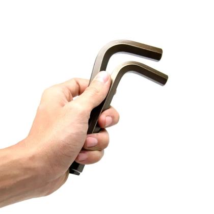 Imagem de Jogo de Chaves Allen Hexagonal Curta Tipo L com 8 Peças 3 MM a 14 MM - Gedore 012102