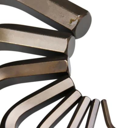 Imagem de Jogo de Chaves Allen Hexagonal Curta Tipo L com 8 Peças 3 MM a 14 MM - Gedore 012102