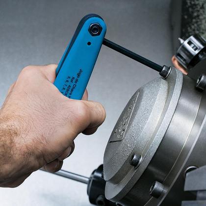 Imagem de Jogo de chaves allen tipo canivete perfil tork com 8 peças t6 a t25 - gedore 024660