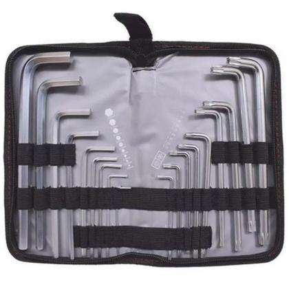 Imagem de Jogo de Chaves Allen Torx Hexagonais L Curtas Premium